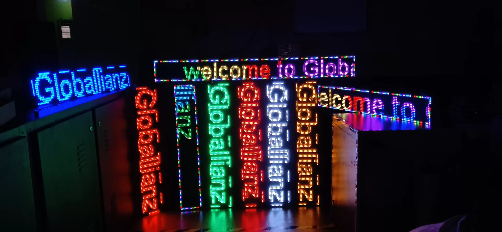 LED Scrolling Message Display